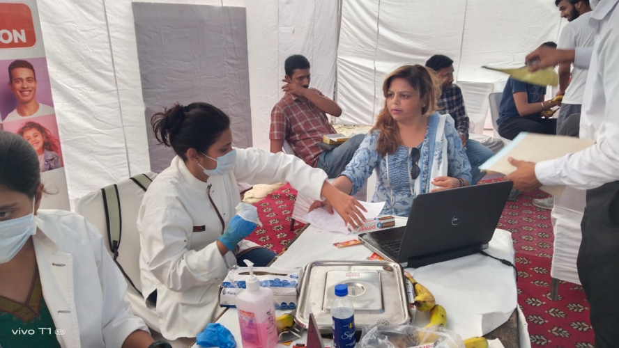 Health and Blood Donation Camp